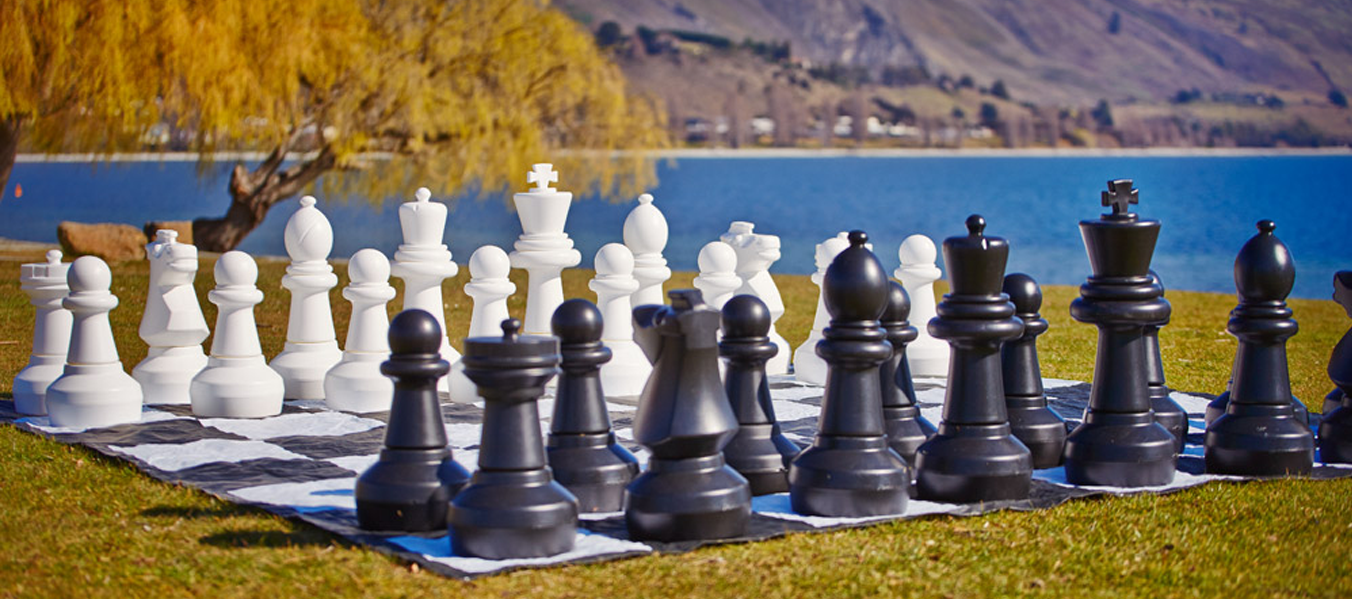 Outdoor chess game